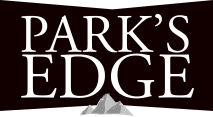 black and white parks edge logo