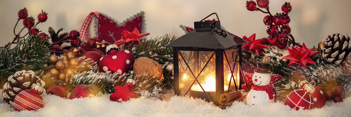 Shoreline town home decorated for christmas