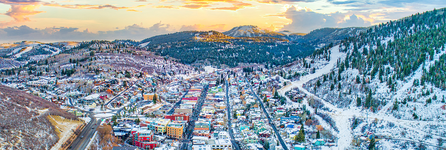 Park City Utah in Winter