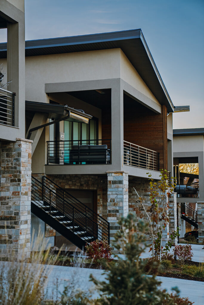 Shoreline Park City Utah Community Townhome Exterior