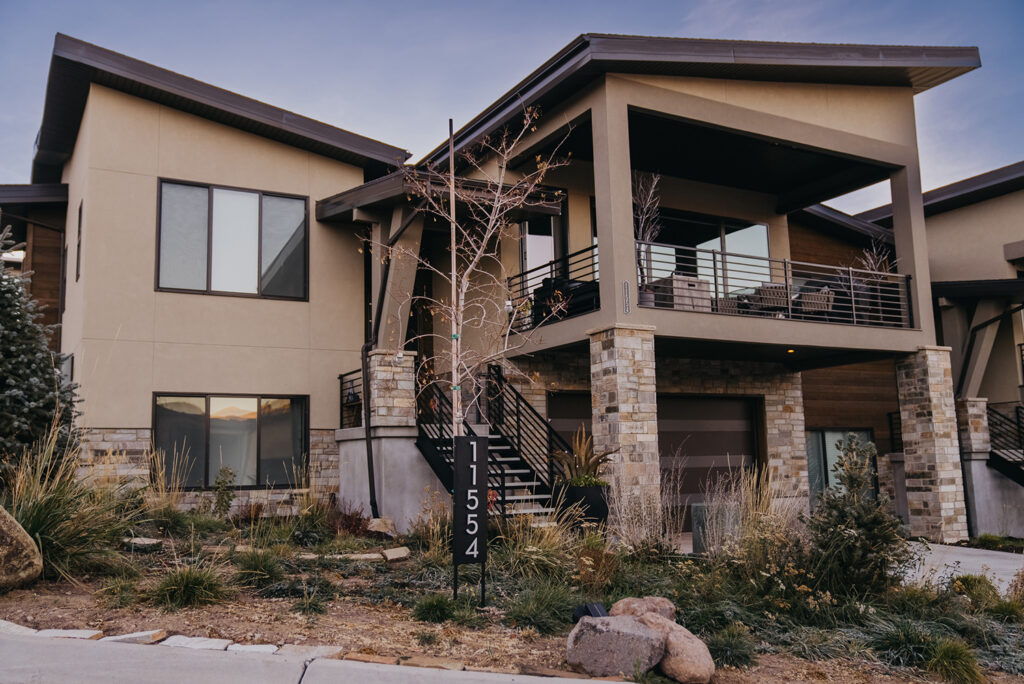 Shoreline Park City Utah Community Townhome Exterior