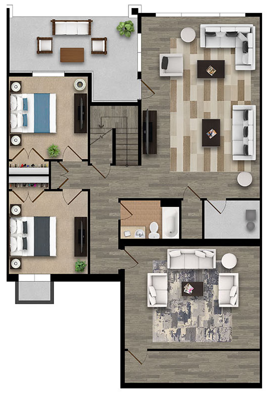 Alta Townhome Basement Shoreline Park City Utah