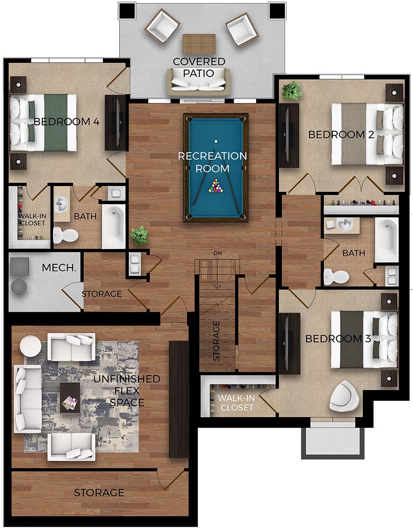 Cascade Twinhome Basement Shoreline Park City Utah