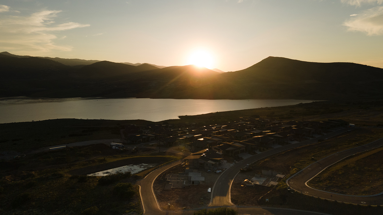 Shoreline Park City Utah Sunset